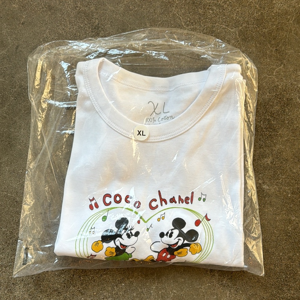 NWT MEGA YACHT COCO CHANEL DISNEY MICKEY AND MINNIE BABY T SIZE XL